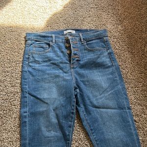 Skinny button fly jeans from loft
